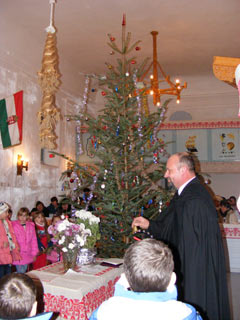 Karácsonyfa ünnepély Désfalván